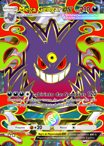 Mega Gengar ex #419 · Pacote Deluxe Mega (B4b)