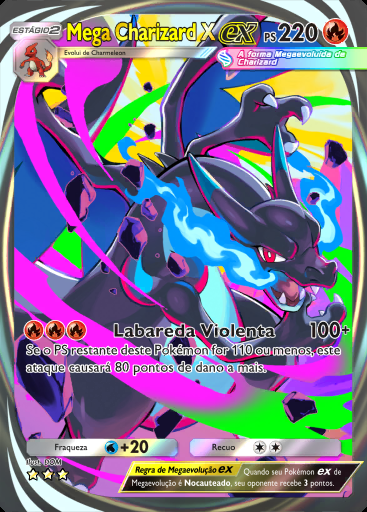 Mega Charizard X ex #425 · Pacote Deluxe Mega (B4b)