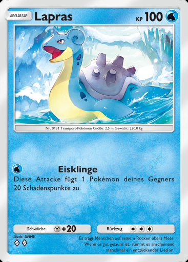 Lapras #037 · Duale Fusion (C1)