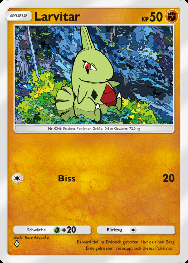 Larvitar #075 · Duale Fusion (C1)