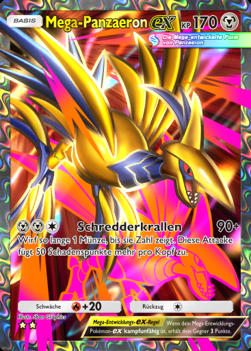 Mega-Panzaeron-ex #161 · Duale Fusion (C1)