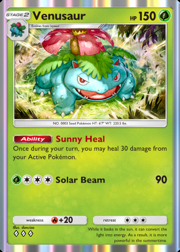 Venusaur #003 · Dual Fusion (C1)