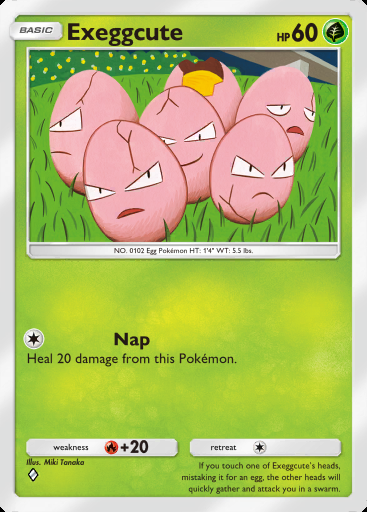 Exeggcute #004 · Dual Fusion (C1)