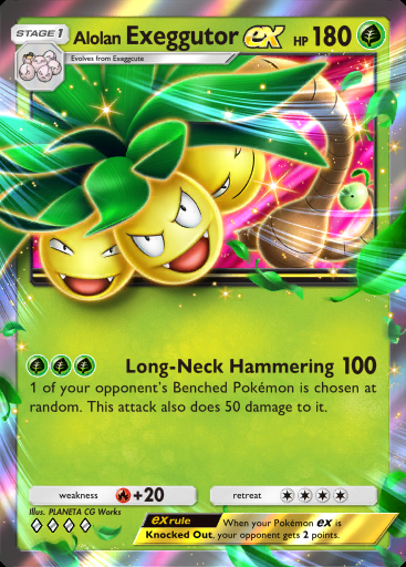 Alolan Exeggutor ex #005 · Dual Fusion (C1)