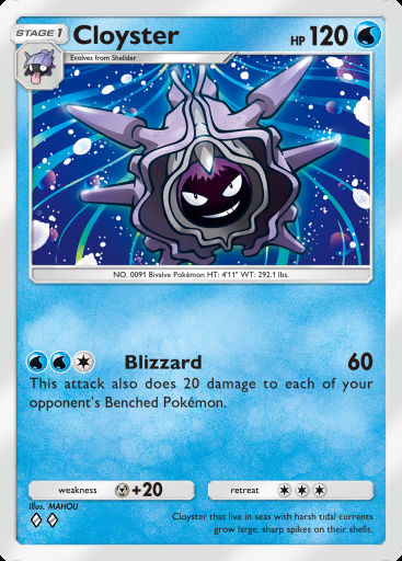 Cloyster #035 · Dual Fusion (C1)