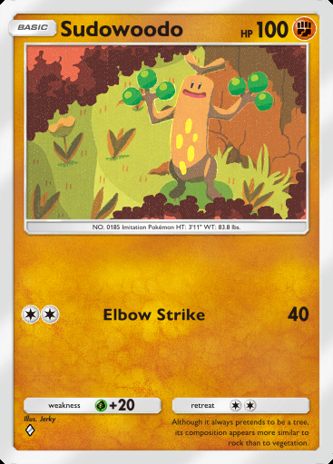 Sudowoodo #072 · Dual Fusion (C1)