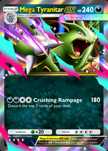 Mega Tyranitar ex #085 · Dual Fusion (C1)