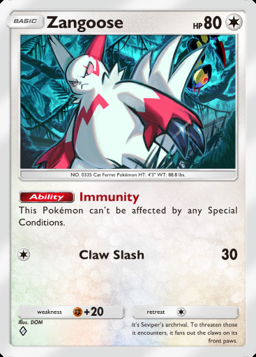 Zangoose #112 · Dual Fusion (C1)