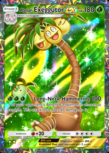 Alolan Exeggutor ex #153 · Dual Fusion (C1)