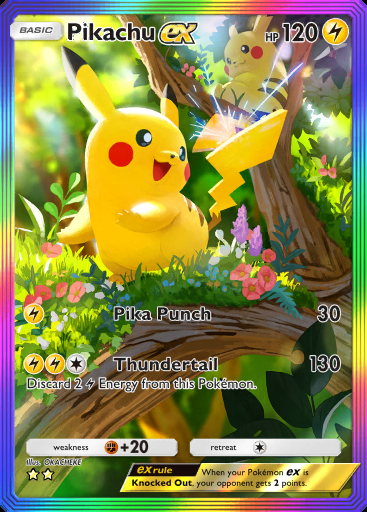 Pikachu ex #174 · Dual Fusion (C1)