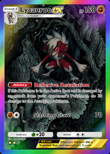 Lycanroc ex #177 · Dual Fusion (C1)