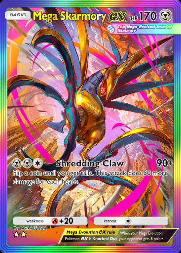 Mega Skarmory ex #179 · Dual Fusion (C1)