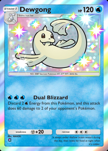 Dewgong #193 · Dual Fusion (C1)
