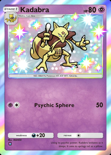 Kadabra #196 · Dual Fusion (C1)