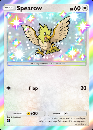 Spearow #203 · Dual Fusion (C1)