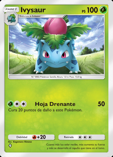 Ivysaur #002 · Fusión Dual (C1)