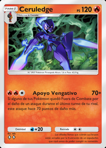 Ceruledge #028 · Fusión Dual (C1)