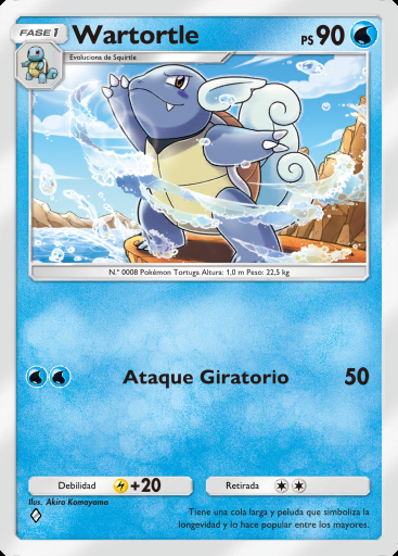 Wartortle #030 · Fusión Dual (C1)