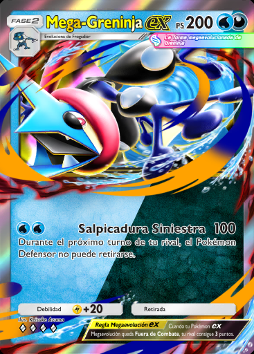 Mega-Greninja ex #042 · Fusión Dual (C1)