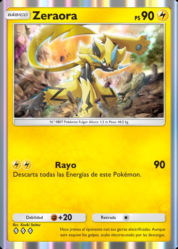 Zeraora #047 · Fusión Dual (C1)