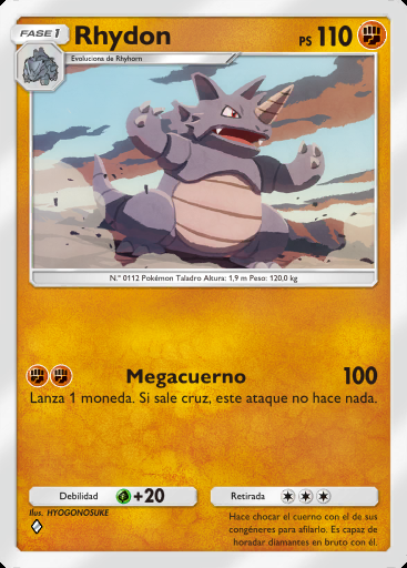 Rhydon #070 · Fusión Dual (C1)