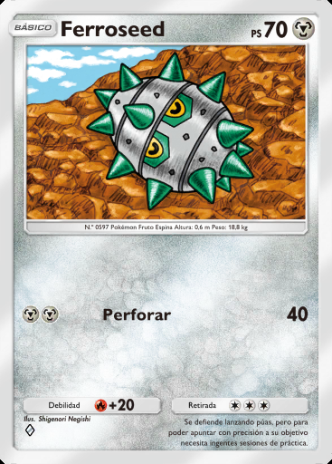 Ferroseed #093 · Fusión Dual (C1)