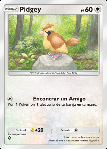 Pidgey #102 · Fusión Dual (C1)