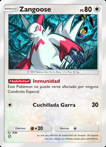 Zangoose #112 · Fusión Dual (C1)