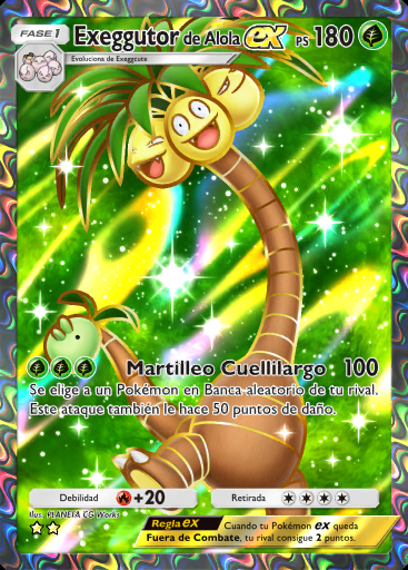 Exeggutor de Alola ex #153 · Fusión Dual (C1)