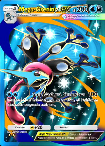 Mega-Greninja ex #155 · Fusión Dual (C1)