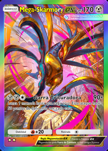 Mega-Skarmory ex #179 · Fusión Dual (C1)