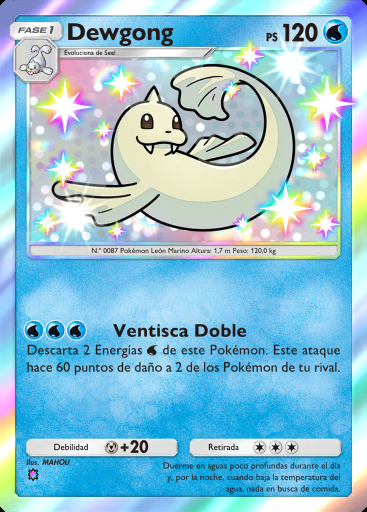 Dewgong #193 · Fusión Dual (C1)