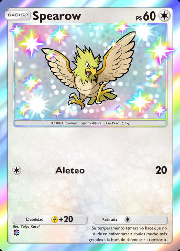 Spearow #203 · Fusión Dual (C1)