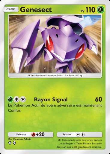 Genesect #013 · Fusion Double (C1)