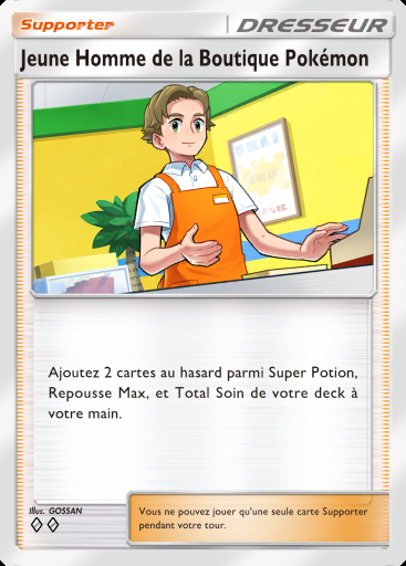 Jeune Homme de la Boutique Pokémon #129 · Fusion Double (C1)