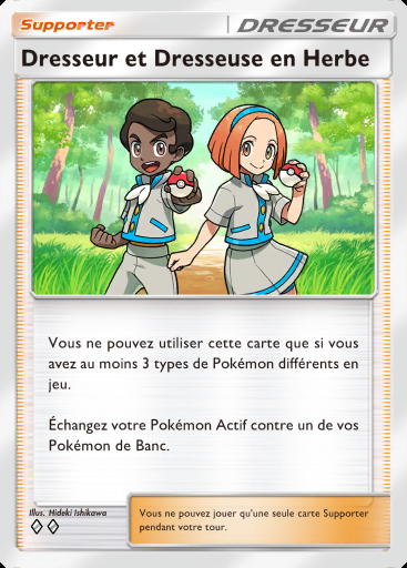 Dresseur et Dresseuse en Herbe #130 · Fusion Double (C1)
