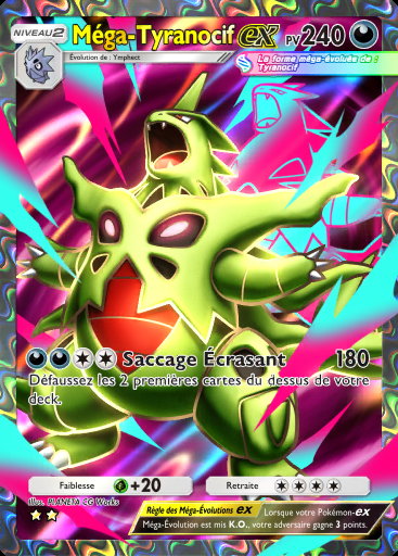 Méga-Tyranocif-ex #160 · Fusion Double (C1)