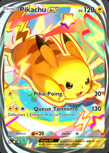 Pikachu-ex #183 · Fusion Double (C1)