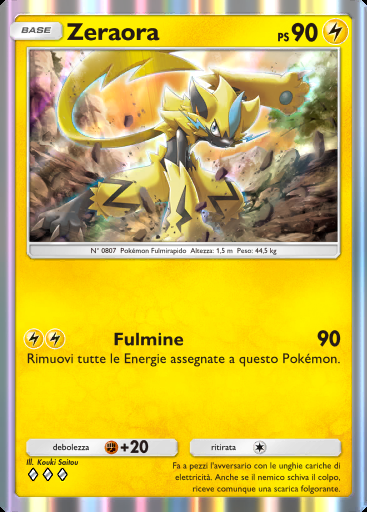 Zeraora #047 · Fusione Duale (C1)