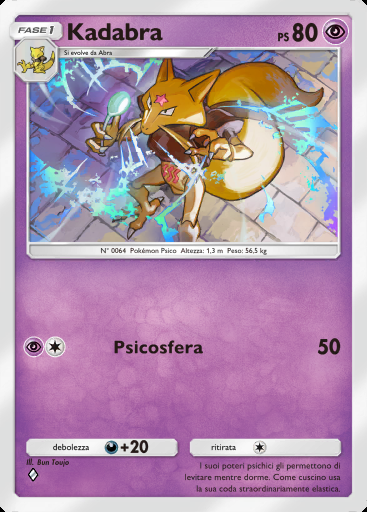 Kadabra #054 · Fusione Duale (C1)