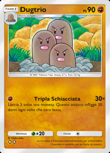 Dugtrio #068 · Fusione Duale (C1)