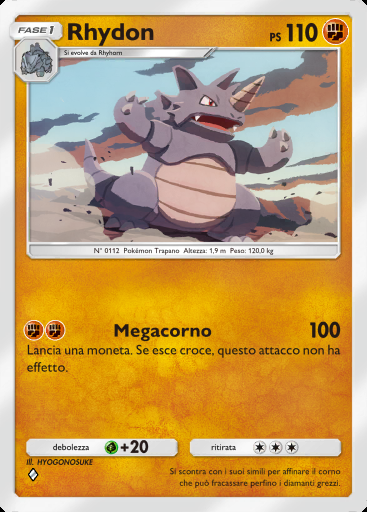 Rhydon #070 · Fusione Duale (C1)