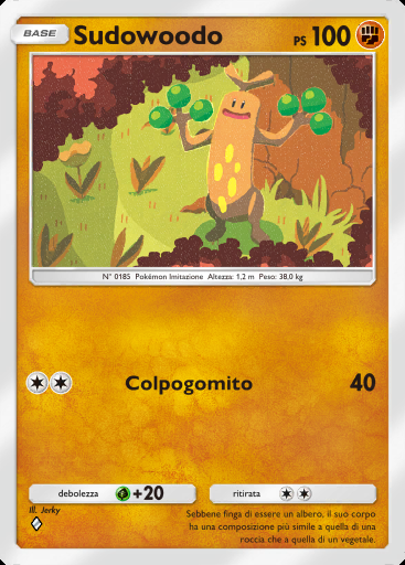 Sudowoodo #072 · Fusione Duale (C1)