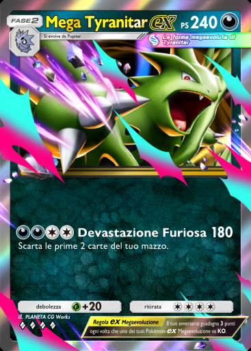 Mega Tyranitar-ex #085 · Fusione Duale (C1)