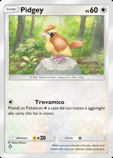 Pidgey #102 · Fusione Duale (C1)