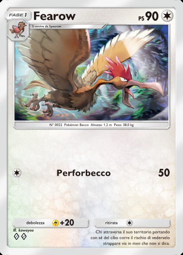 Fearow #106 · Fusione Duale (C1)