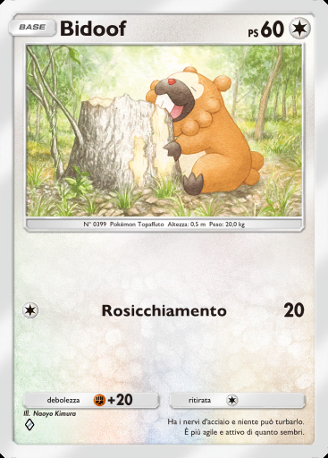 Bidoof #113 · Fusione Duale (C1)