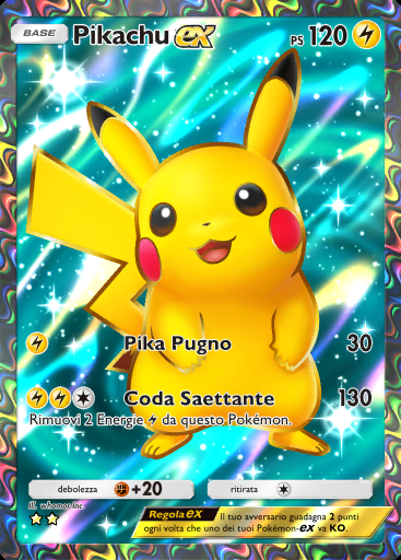Pikachu-ex #156 · Fusione Duale (C1)
