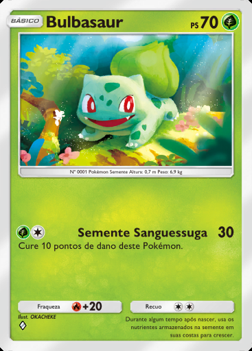 Bulbasaur #001 · Fusão Dupla (C1)