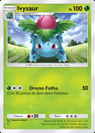 Ivysaur #002 · Fusão Dupla (C1)